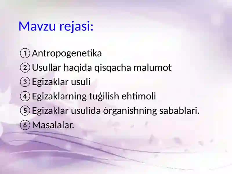 Antropogenetika 2