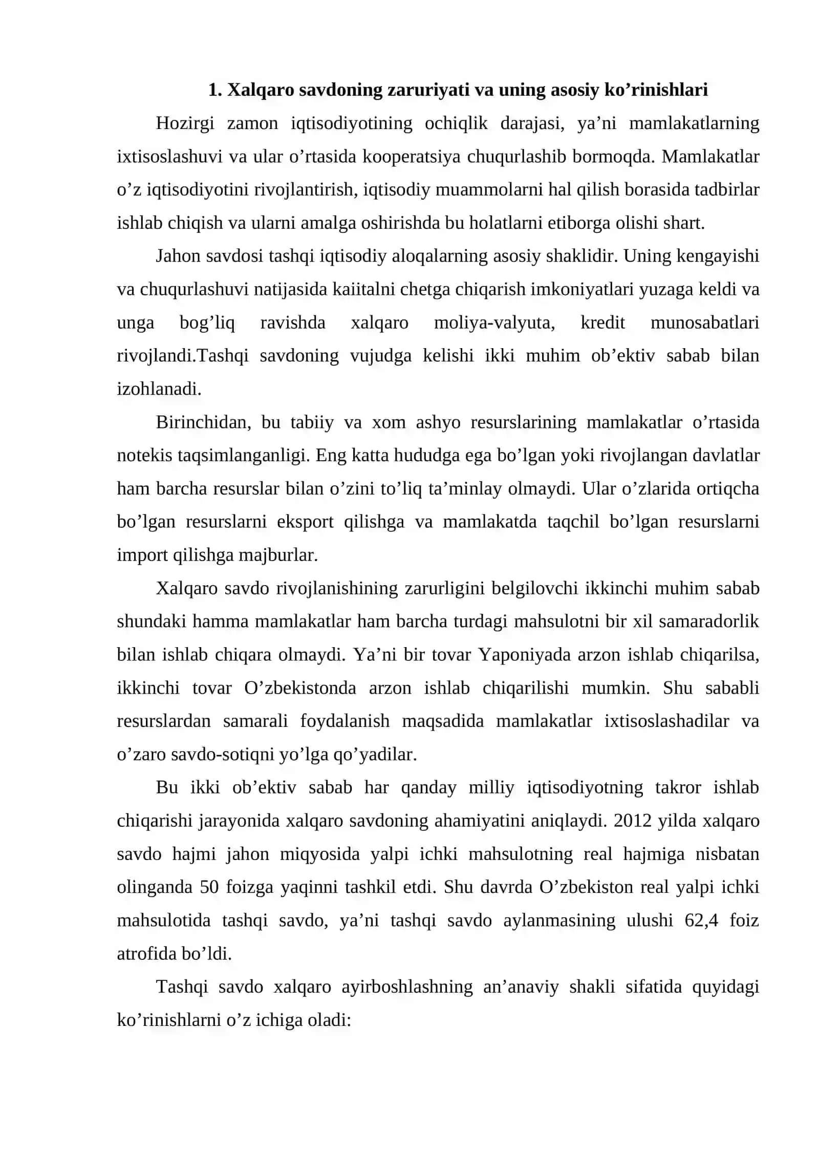 TEXNOLOGIYaLARNI XALQARO UZATISh 2