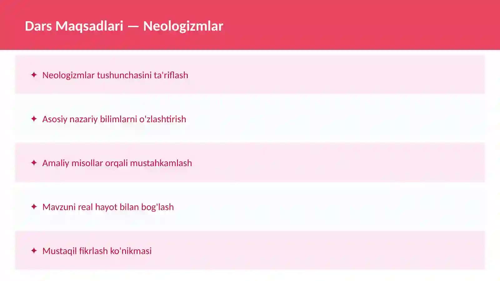 O'ZBEK TILI 2