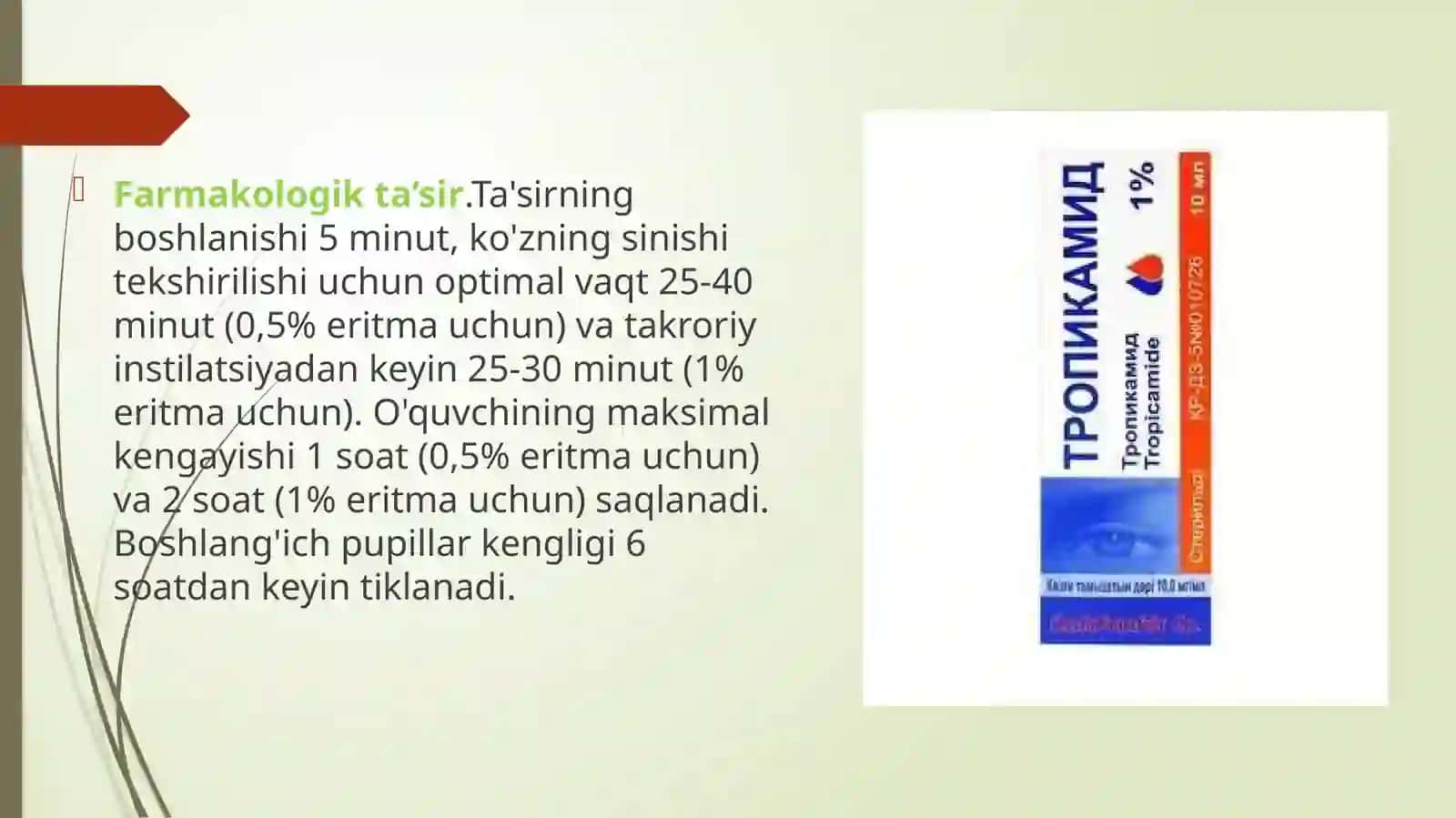 Tropikamid 2