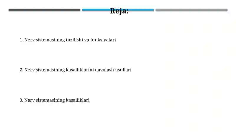 Nerv sistemasi va kassaliglari 2