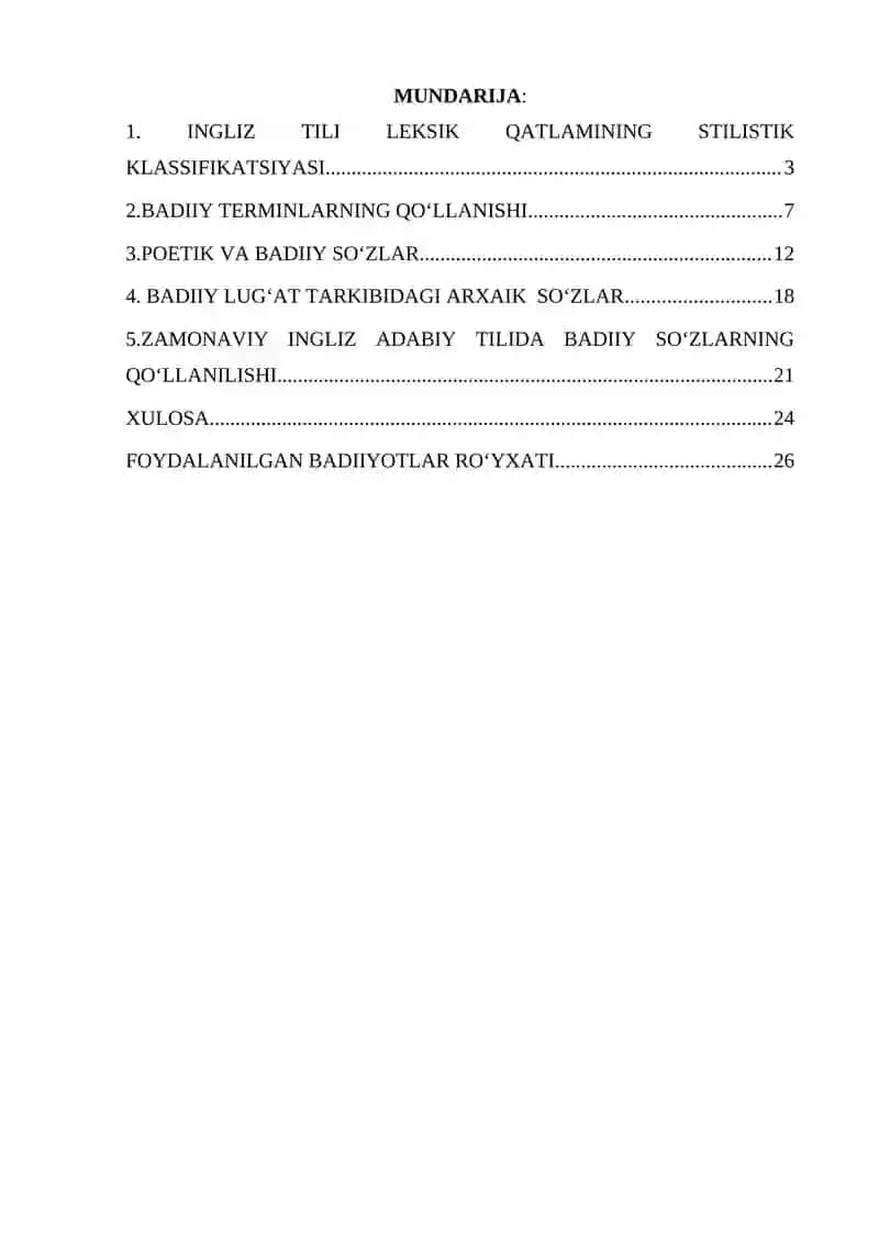 INGLIZ TILI LUG‘AT BOYLIGINING BADIIY QATLAMI 2