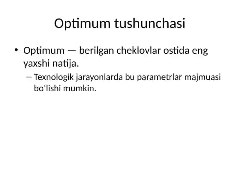 Global va lokal optimumlar 2