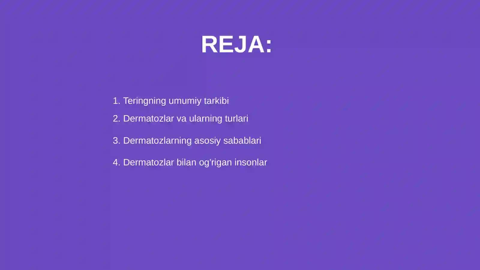 Dermatozlar va Nasliy Kasalliklar 2