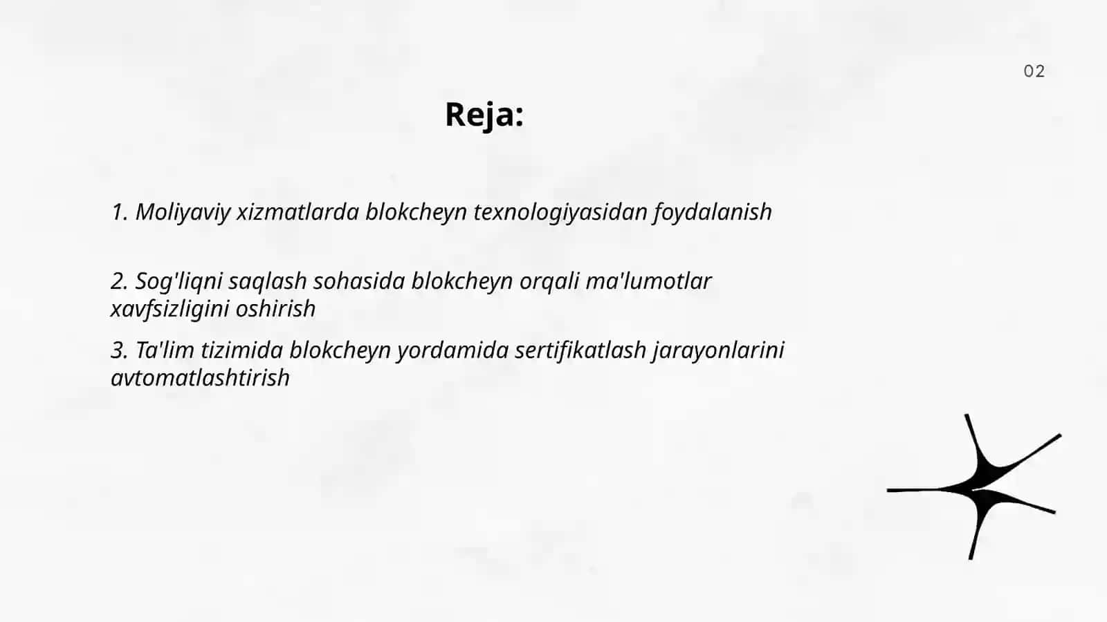 Har xil faoliyat sohalaridan bolokcheyn texnologiyasidan foydalanish hususiyatlari 2
