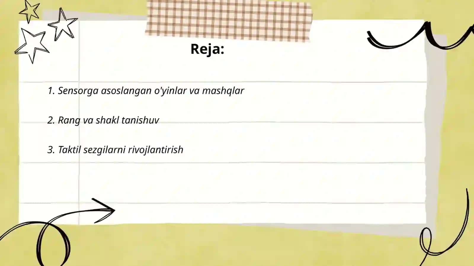 Ilk va maktabgacha bolalarning sensor tarbiyasi 2
