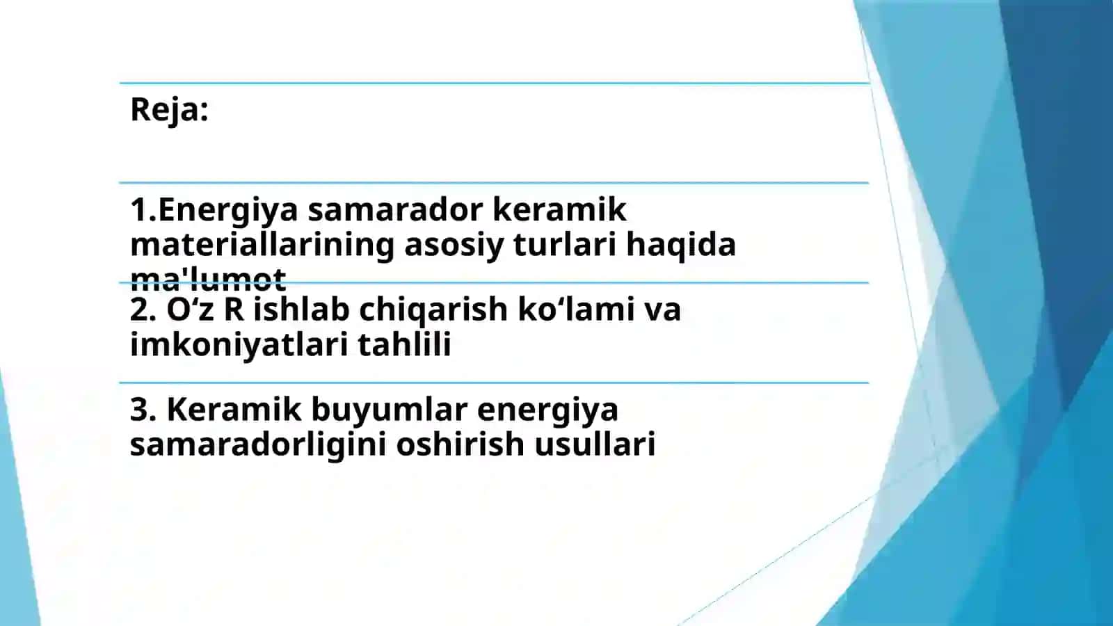 Energiya samarador keramik materiallari 2