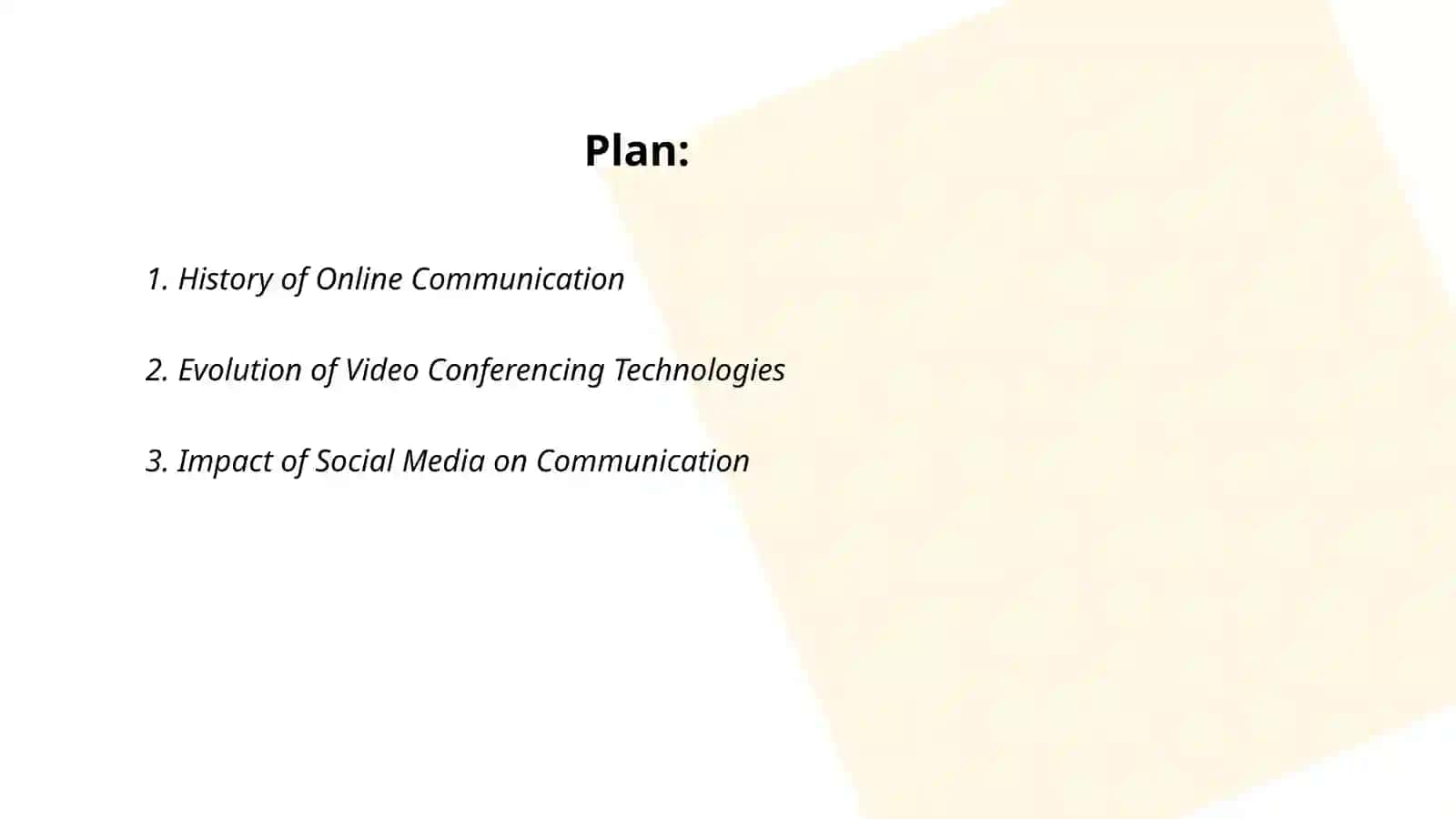 Online Communication and Conferencing 2