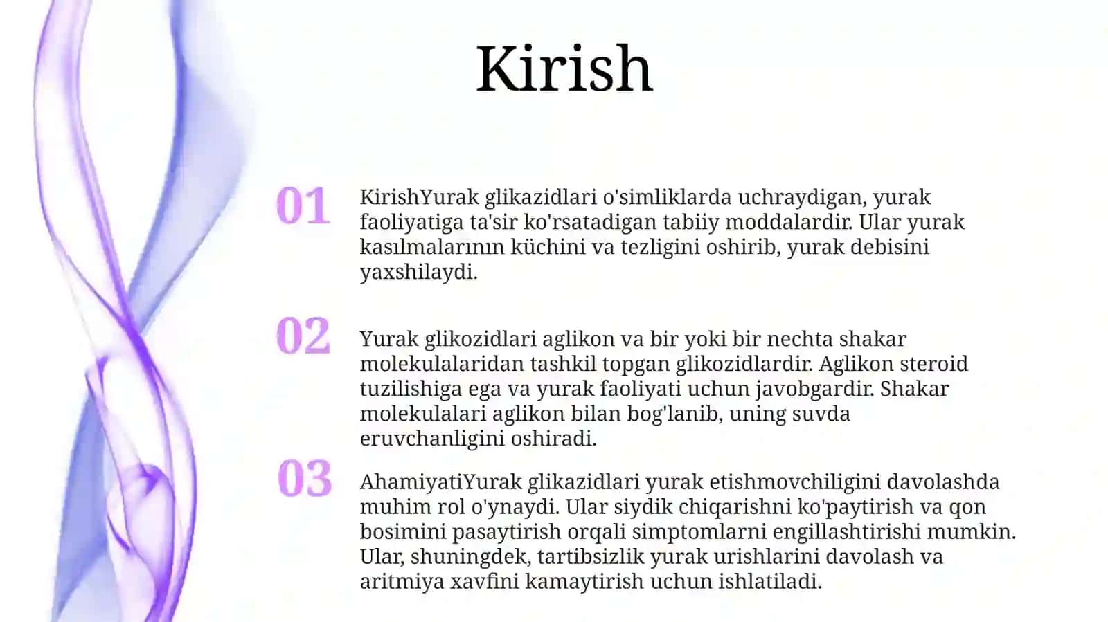Yurak Glikazidlarining Kimyoviy TuzilishiVaAhamiyatu 2