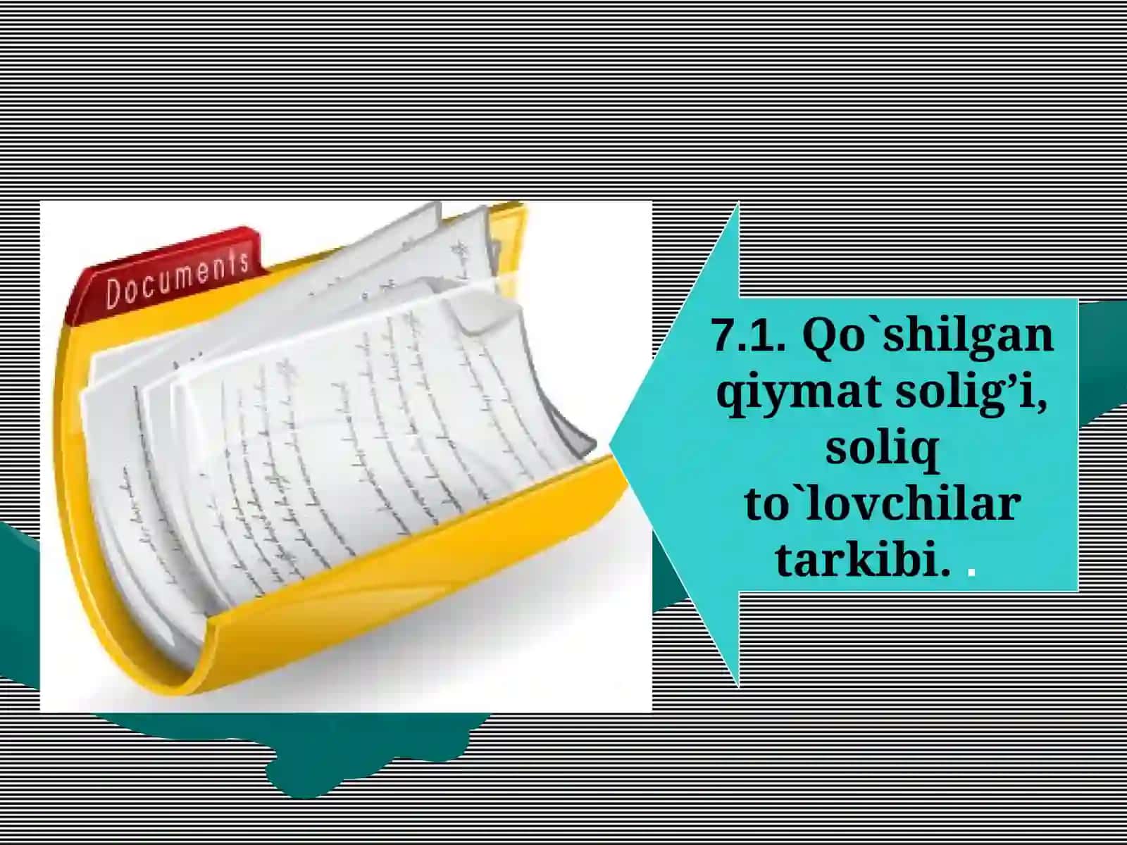 Qo`shilgan qiymat solig`i 2