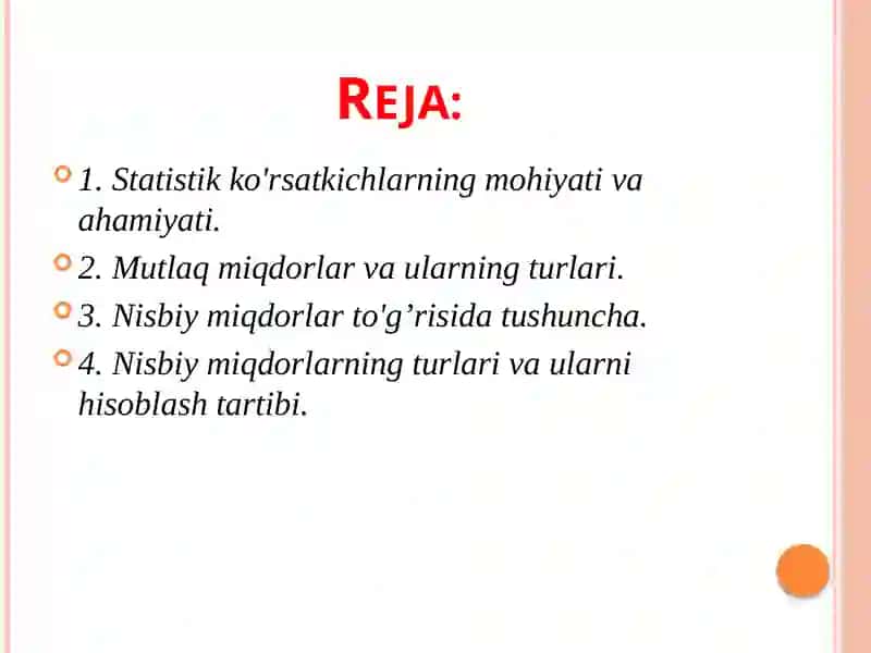 Tasviriystatistikako’rsatkichlari 2