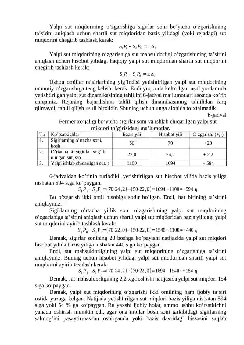 Chorvachilik mahsulotlarini ishlab chiqarish 2