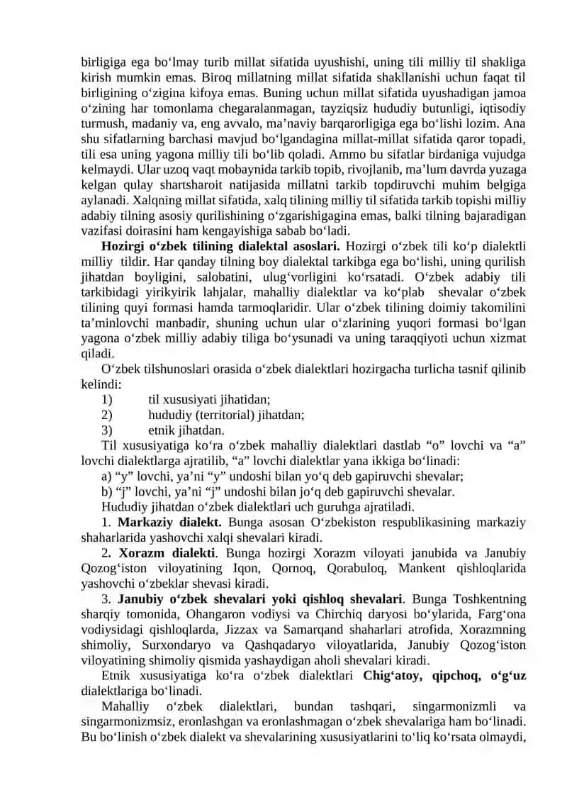 Hozirgi o‘zbek adabiy tili 2