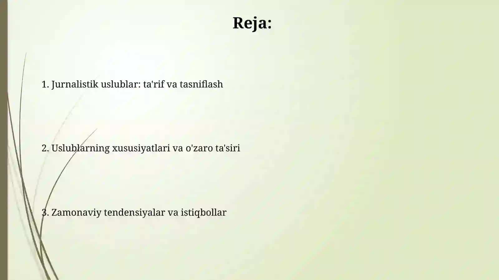 Publitsistik uslubning vazifaviy tasnifi 2