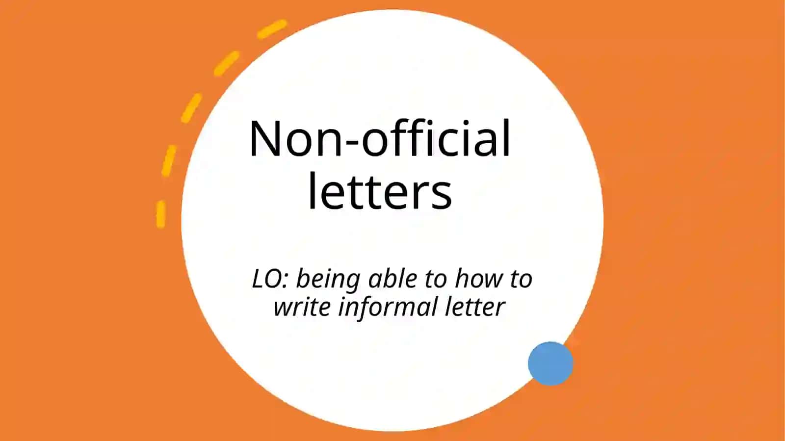 Non-official letters 2
