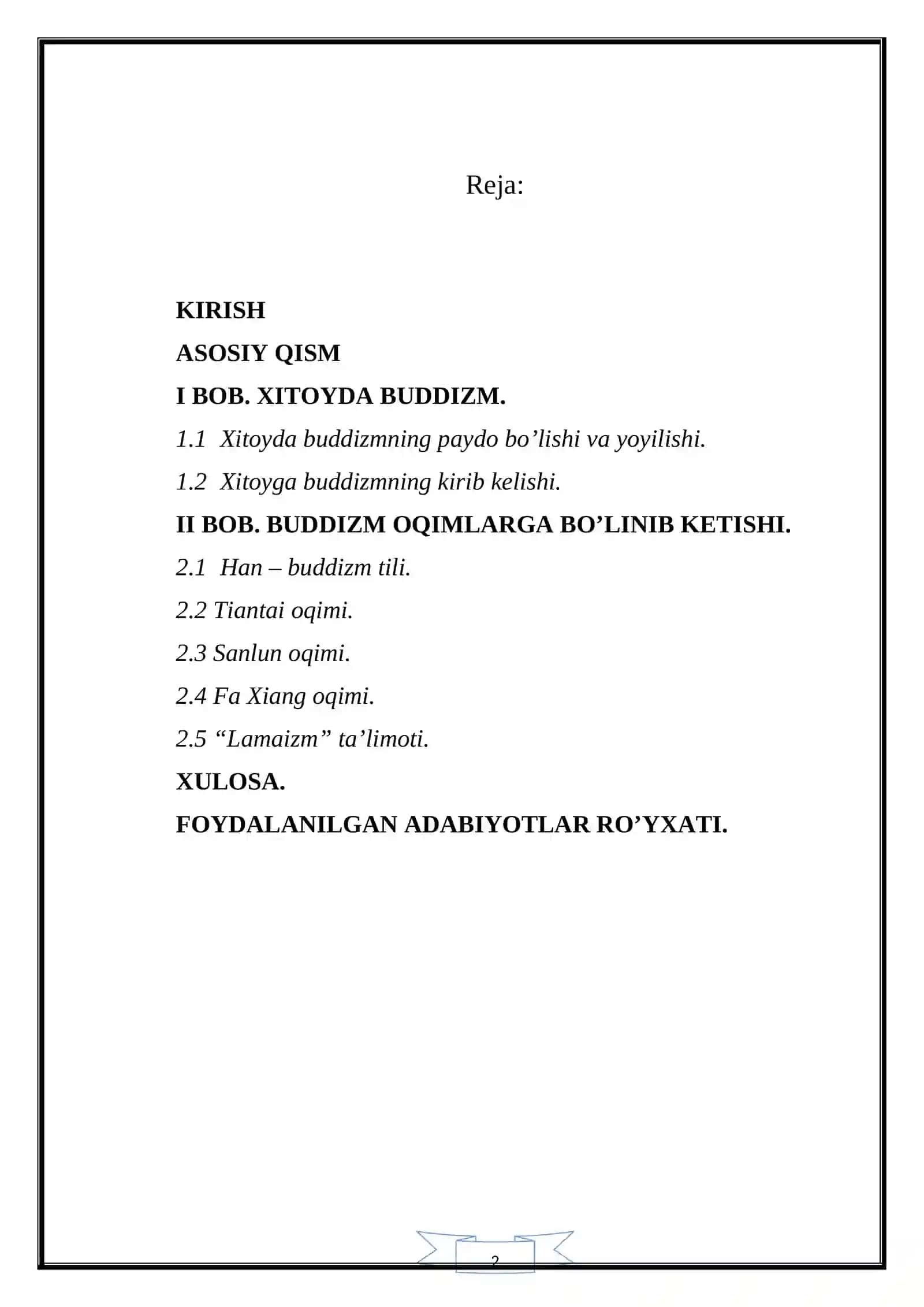 XITOYGA BUDDIZMNING KIRIB KELISHI VA RIVOJLANISHI 2