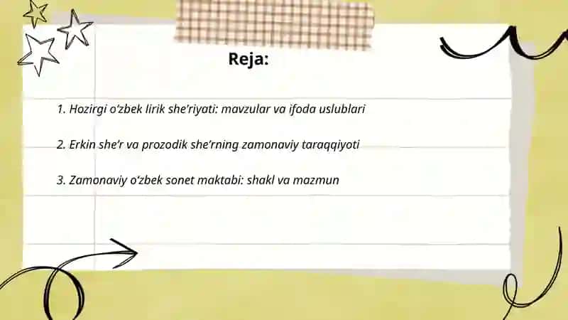 Hozirgi oʻzbek sheʼriyati 2