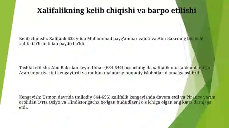 Arab Xalifaligi Davlati Va Huquqi 2