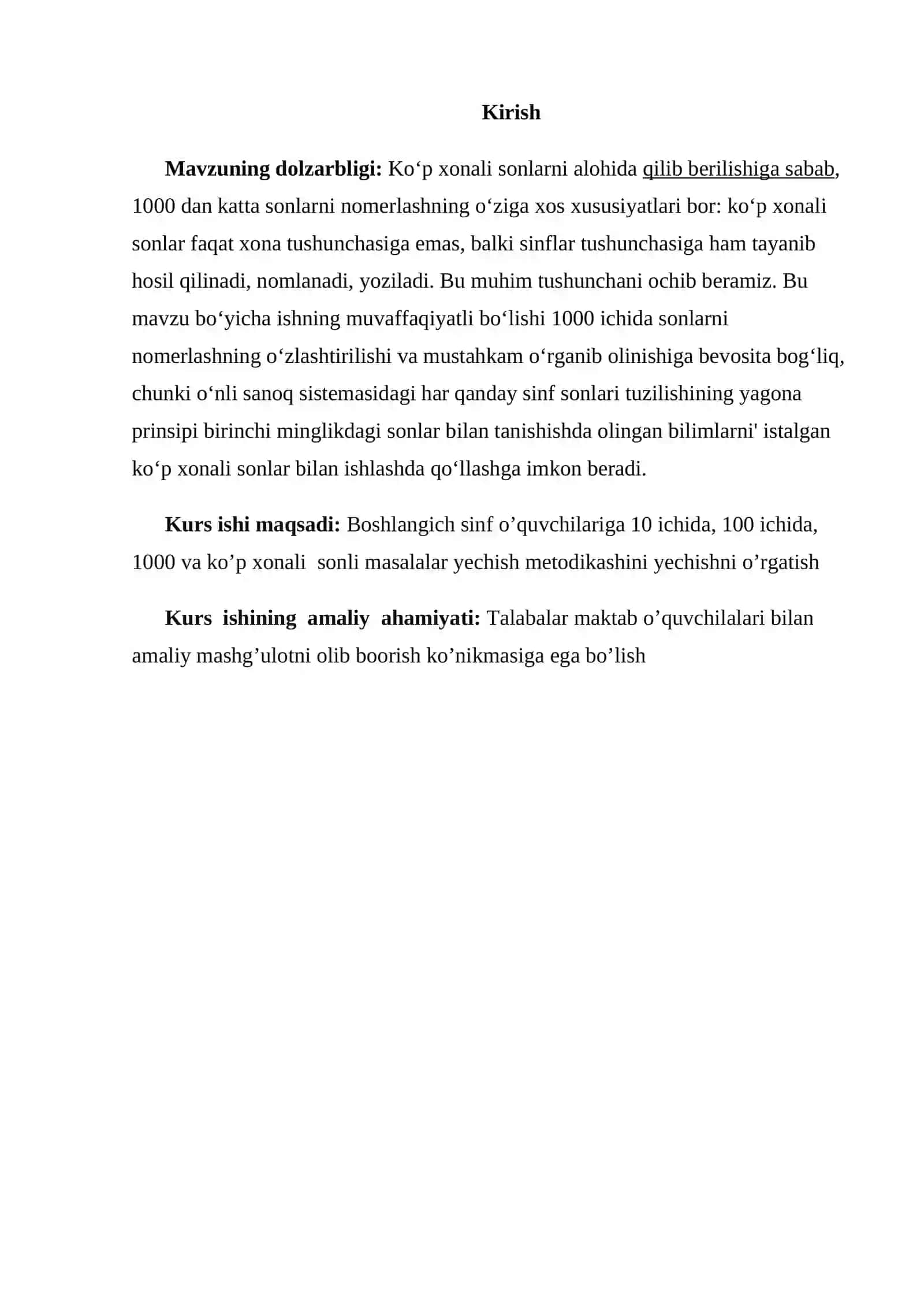 Minglik va Ko'p Xonali Sonlar 2