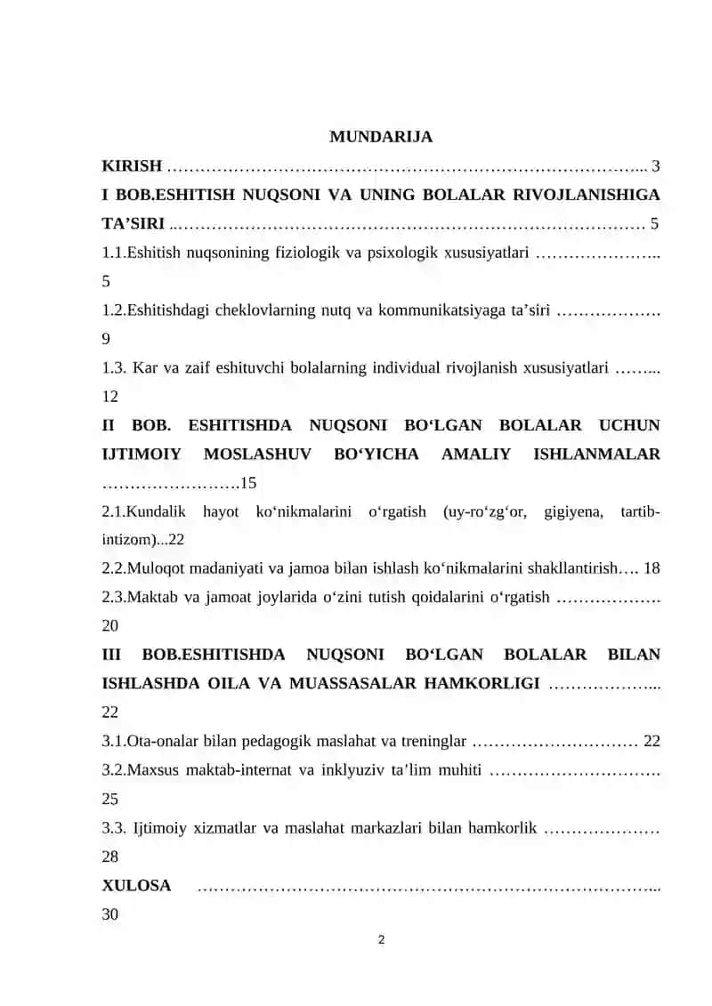 Eshitishda nuqsoni bo‘lgan bolalarni ijtimoiy hayotga o‘rgatish 2