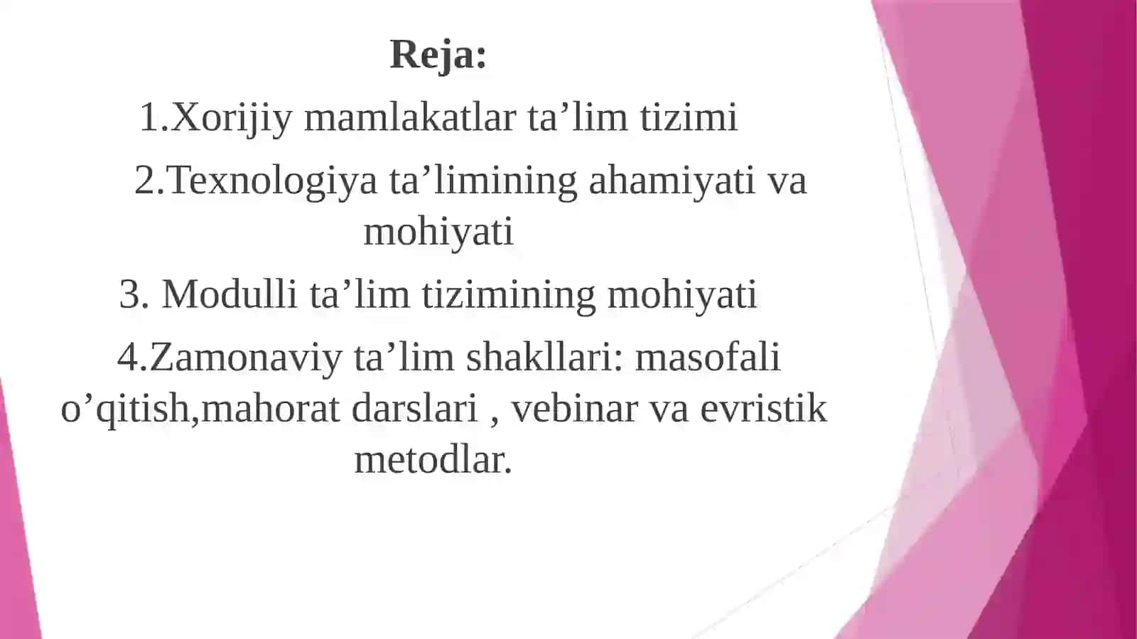 Texnologiya darslarida xorijiy ta’lim tizimidan foydalanish 2