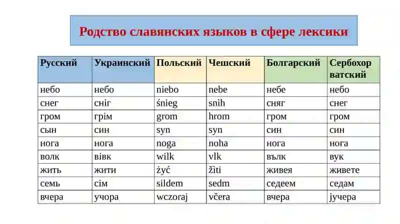 Классификация славянских языков 2