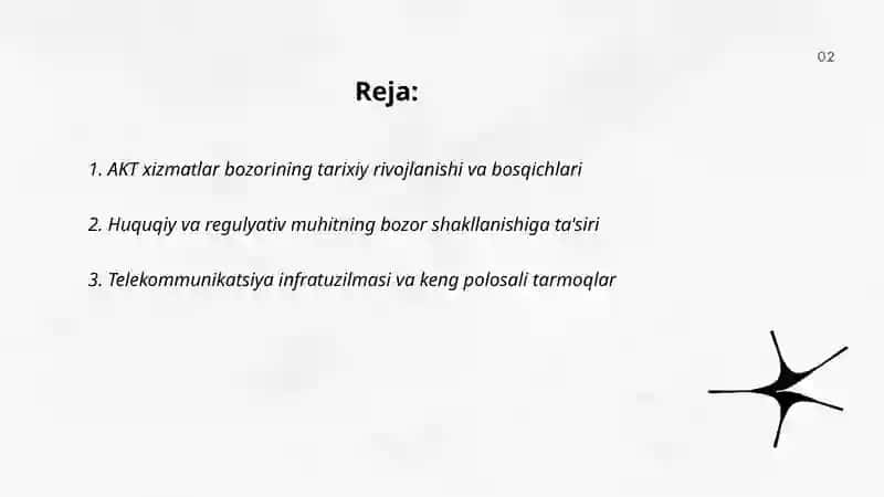 AKT xizmatlar bozorining tarixiy rivojlanishi 2