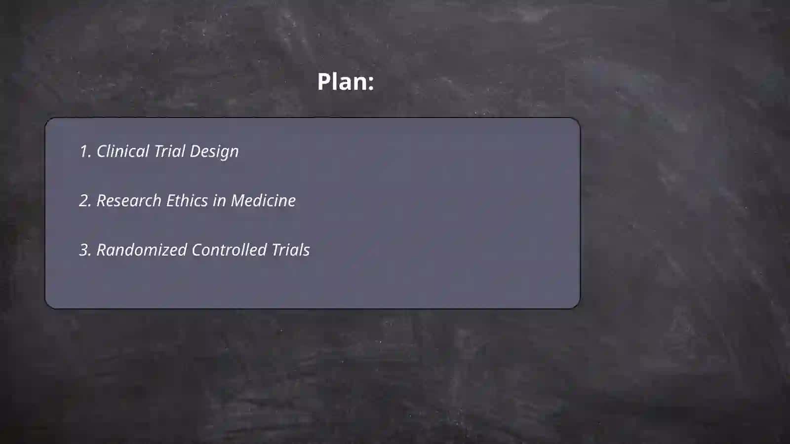 Clinical Trial Design 2