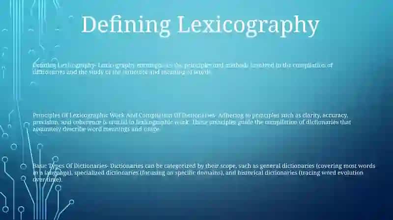 Principles Of Lexicographic Work And Compilation Of Dictionaries 2