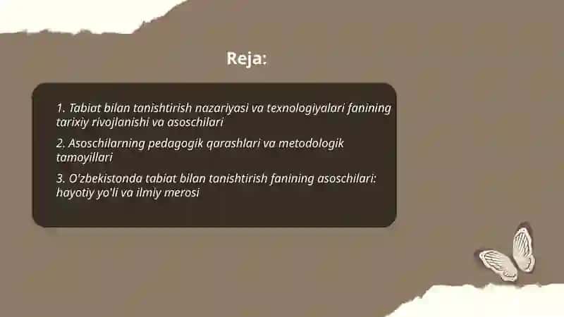 Tabiat bilan tanishtirish nazariyasi va texnologiyalari fanining asoschilari 2