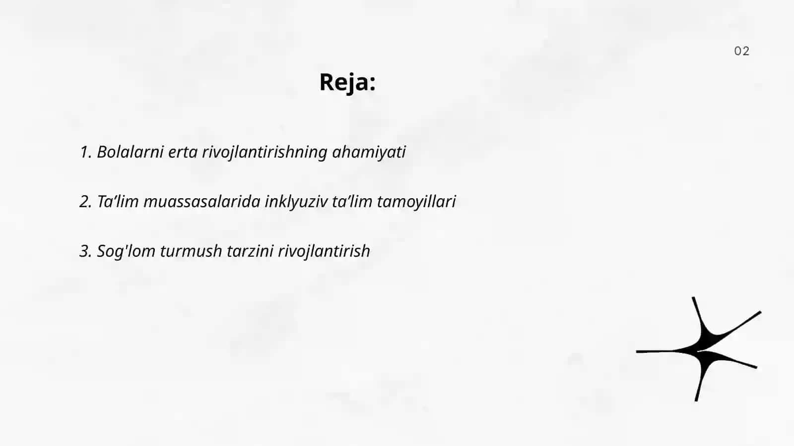 Taʼlim va tibbiy muassasalarda bolalarni kompleks rivojlantirish tamoyillari 2