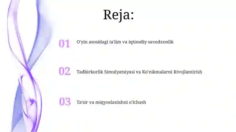Talimiy o'yinlar orqali tadbirkorlik va iqtisodiy tarbiyani olib borish 2