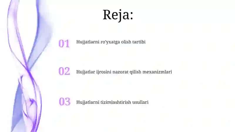 Hujjatlarni ro'yxatga olishularning ijrosini nazorat qilish 2