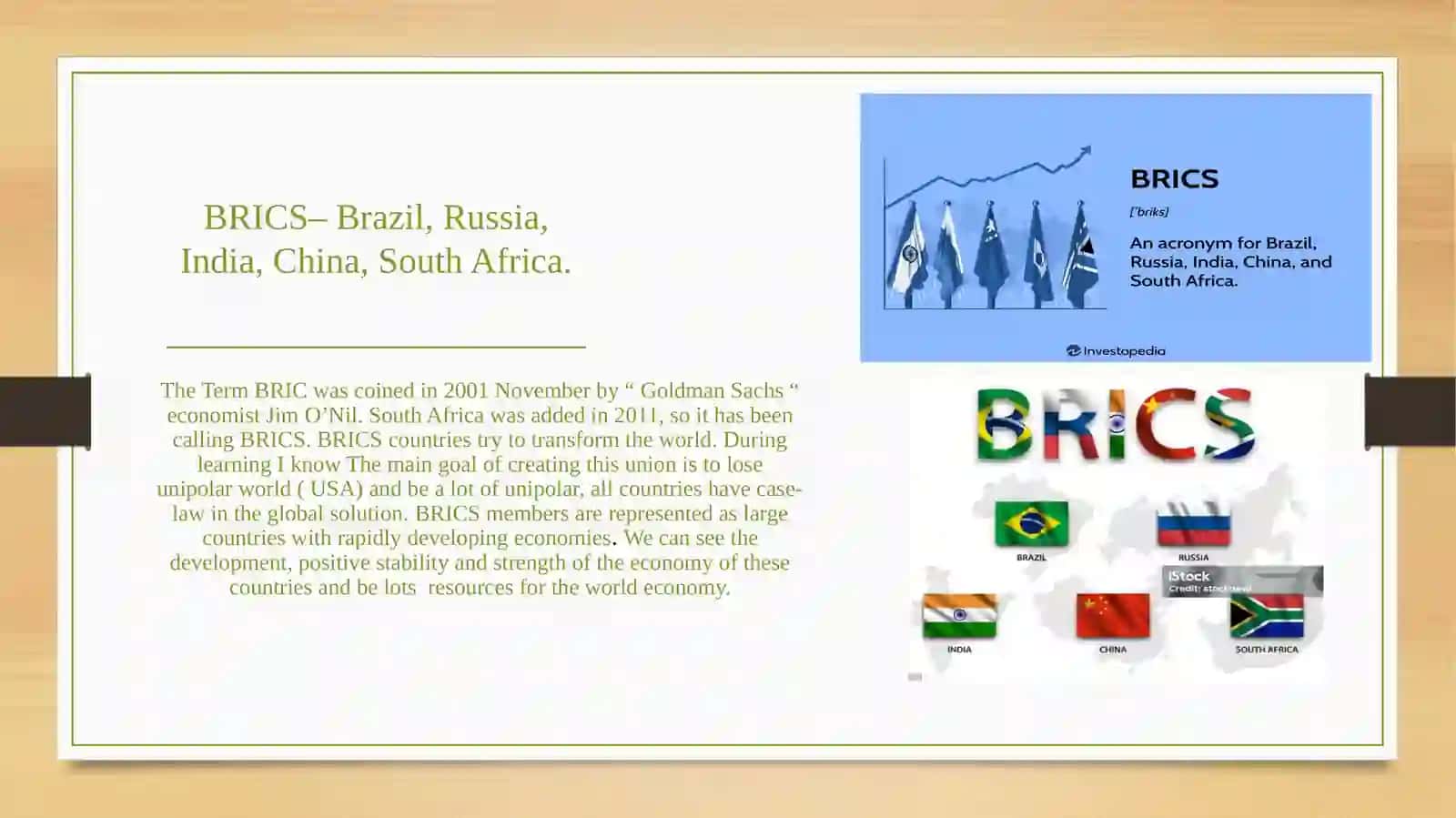 The role of BRICS economy of developing countries 2