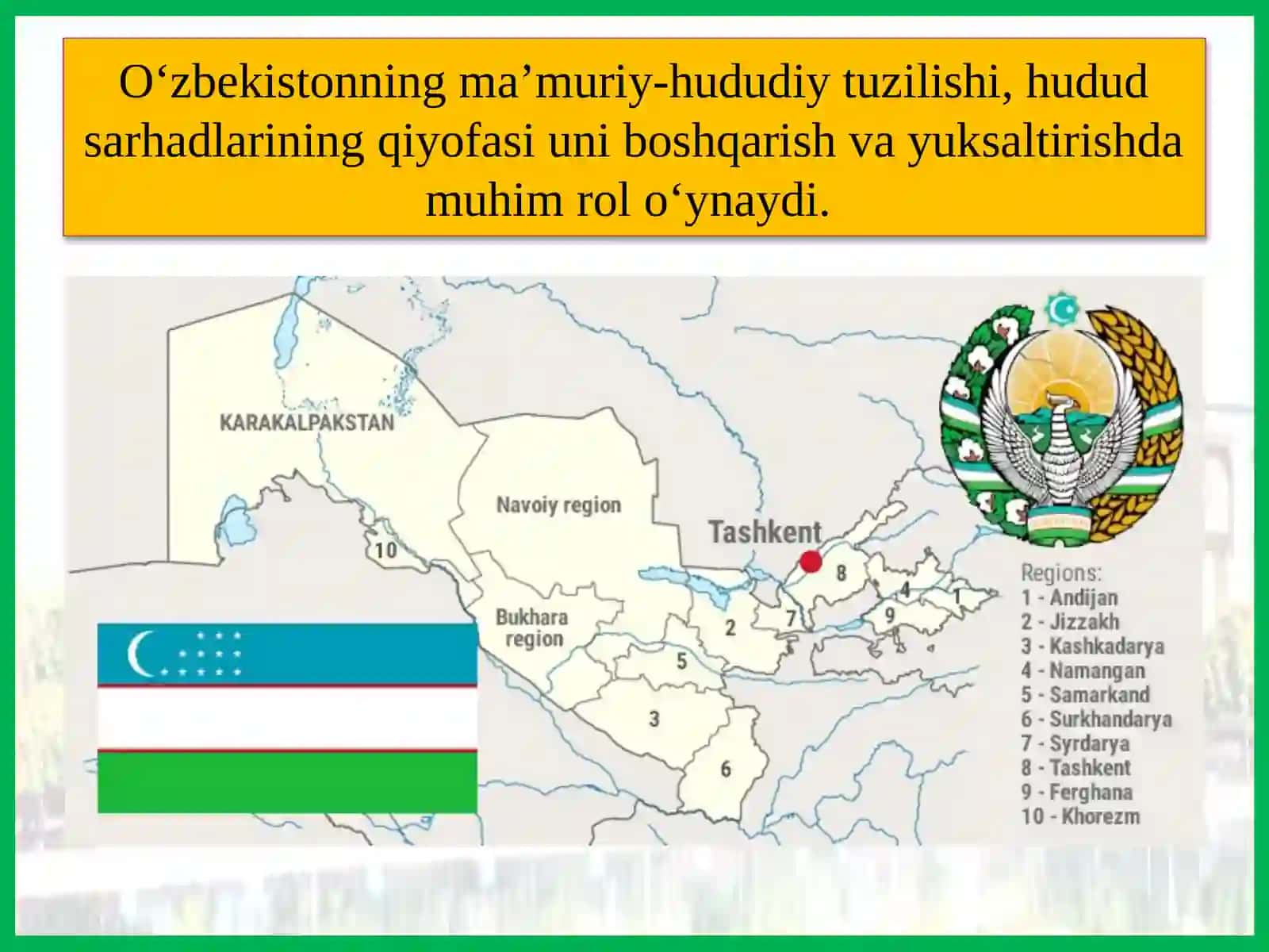 O‘ZBЕKISTОNNING MА’MURIY-HUDUDIYTUZILISHI 2
