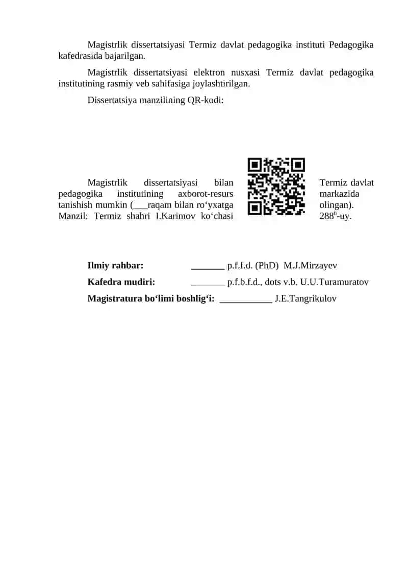 O’QUVCHI YOSHLAR DUNYOQARASHINI TARBIYALASHDA MILLIY QADRIYATLARDAN FOYDALANISH USULLARI 2