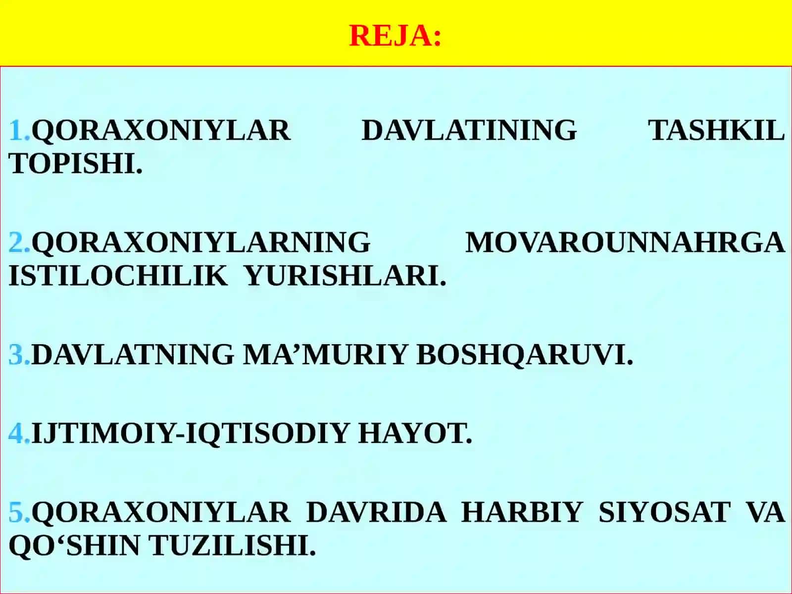 QORAXONIYLAR DAVLATI 2