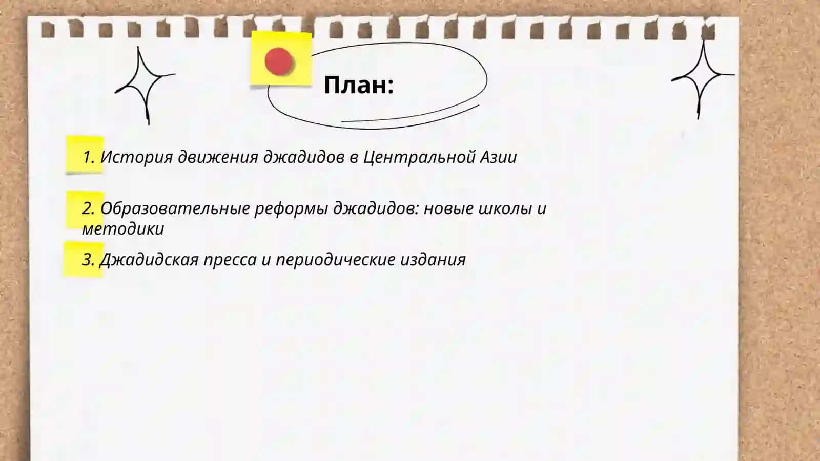 Движение джадидов в Центральной Азии 2