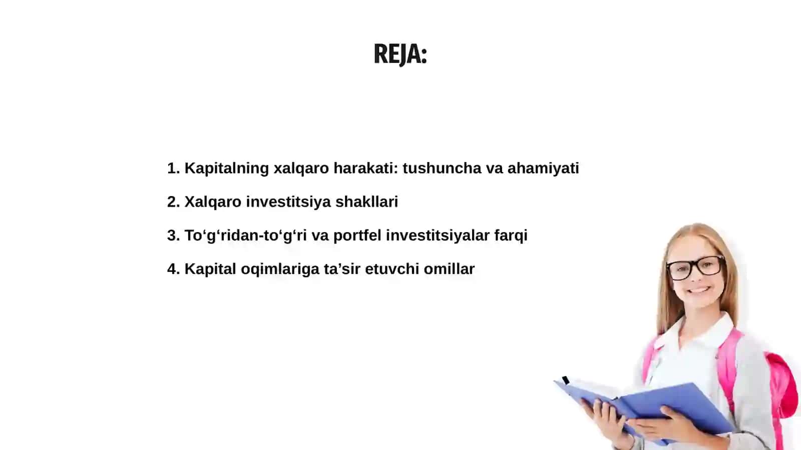 Kapitalning xalqaro harakati va ssuda bozori 2