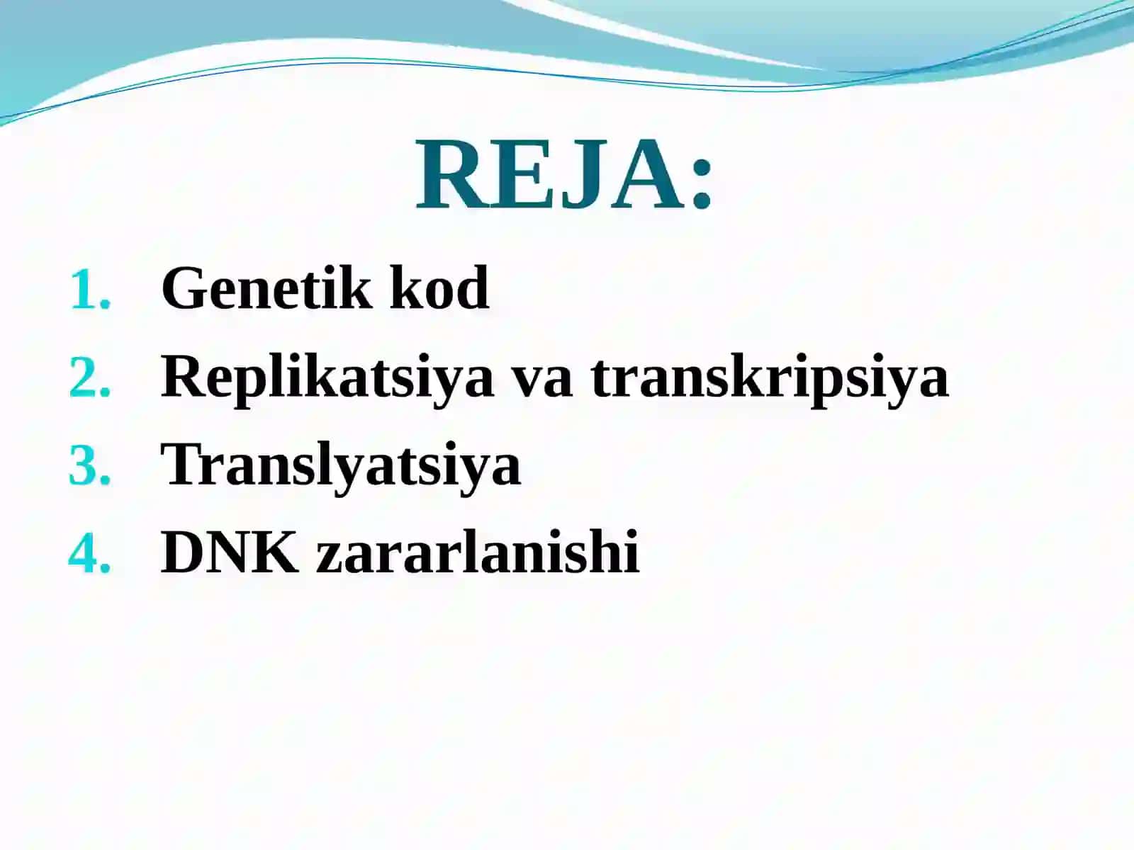 Oqsillar biosintezi 2