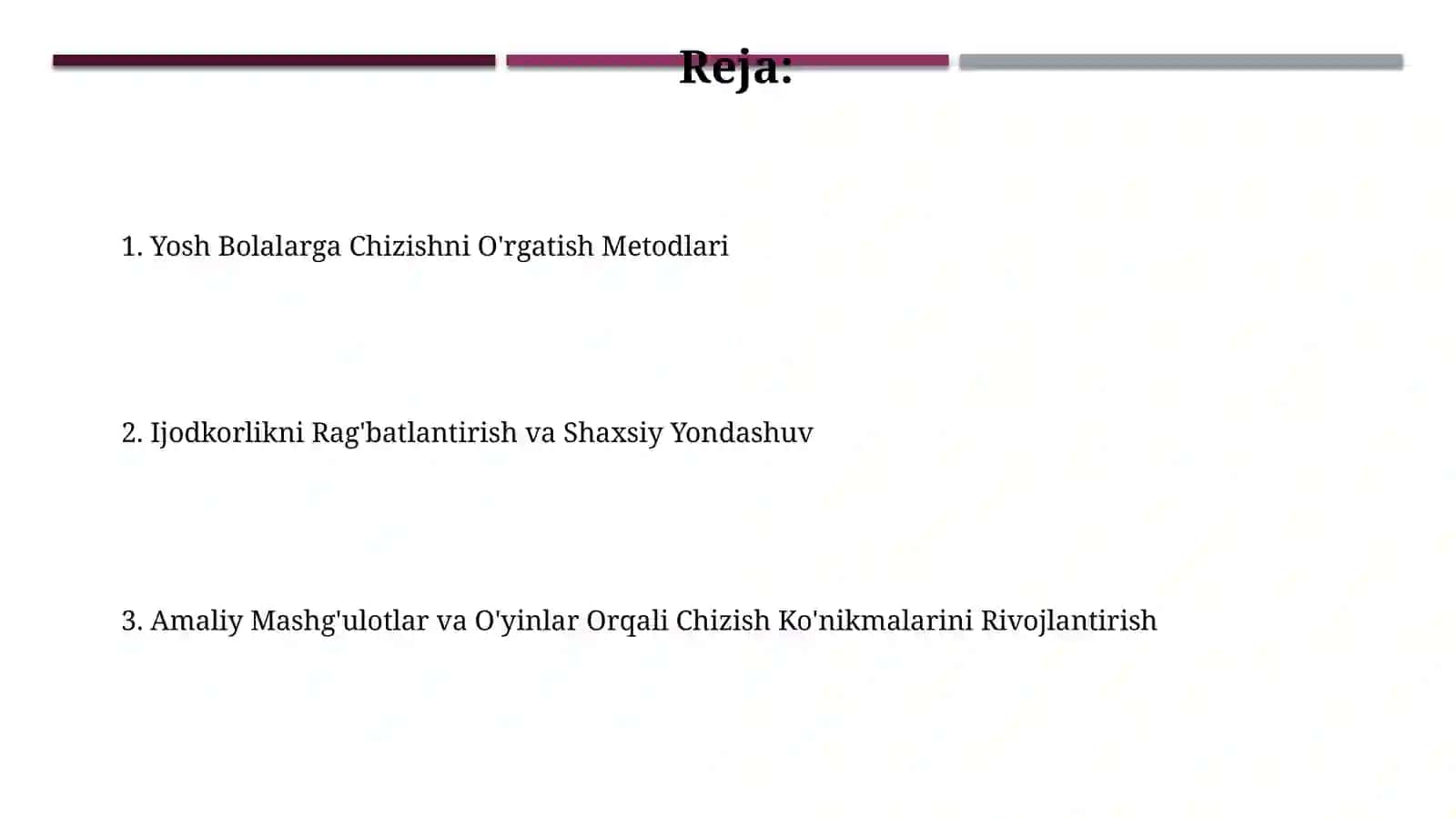 Yosh Bolalarga Chizishni O'rgatish Metodlari 2