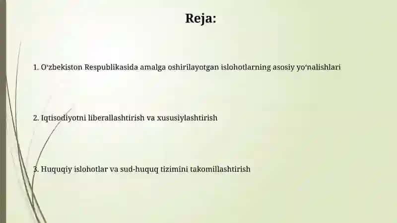 Ta'lim va sog'liqni saqlash sohasidagi islohotlar 2