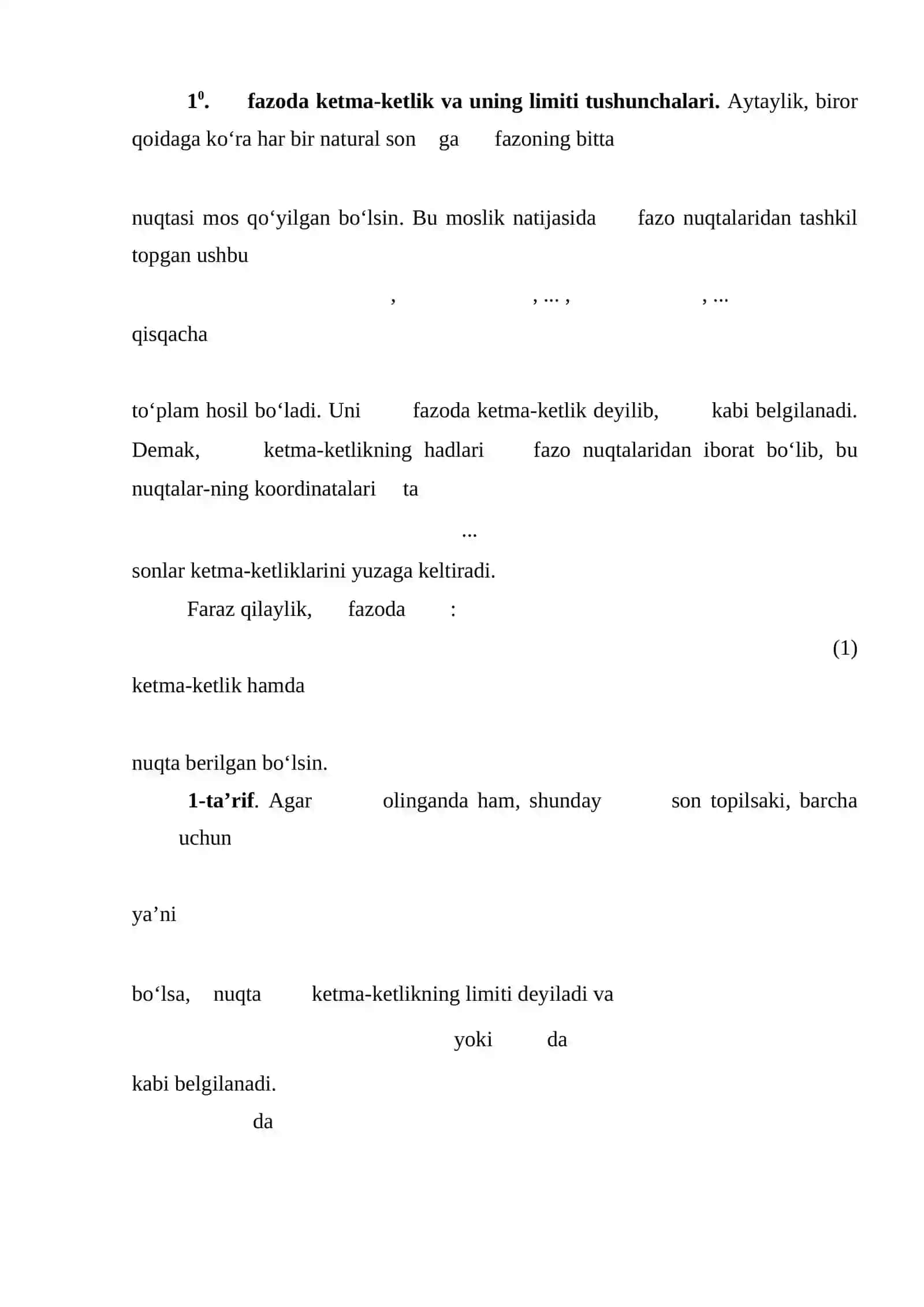 Ketma-ketlik limiti 2