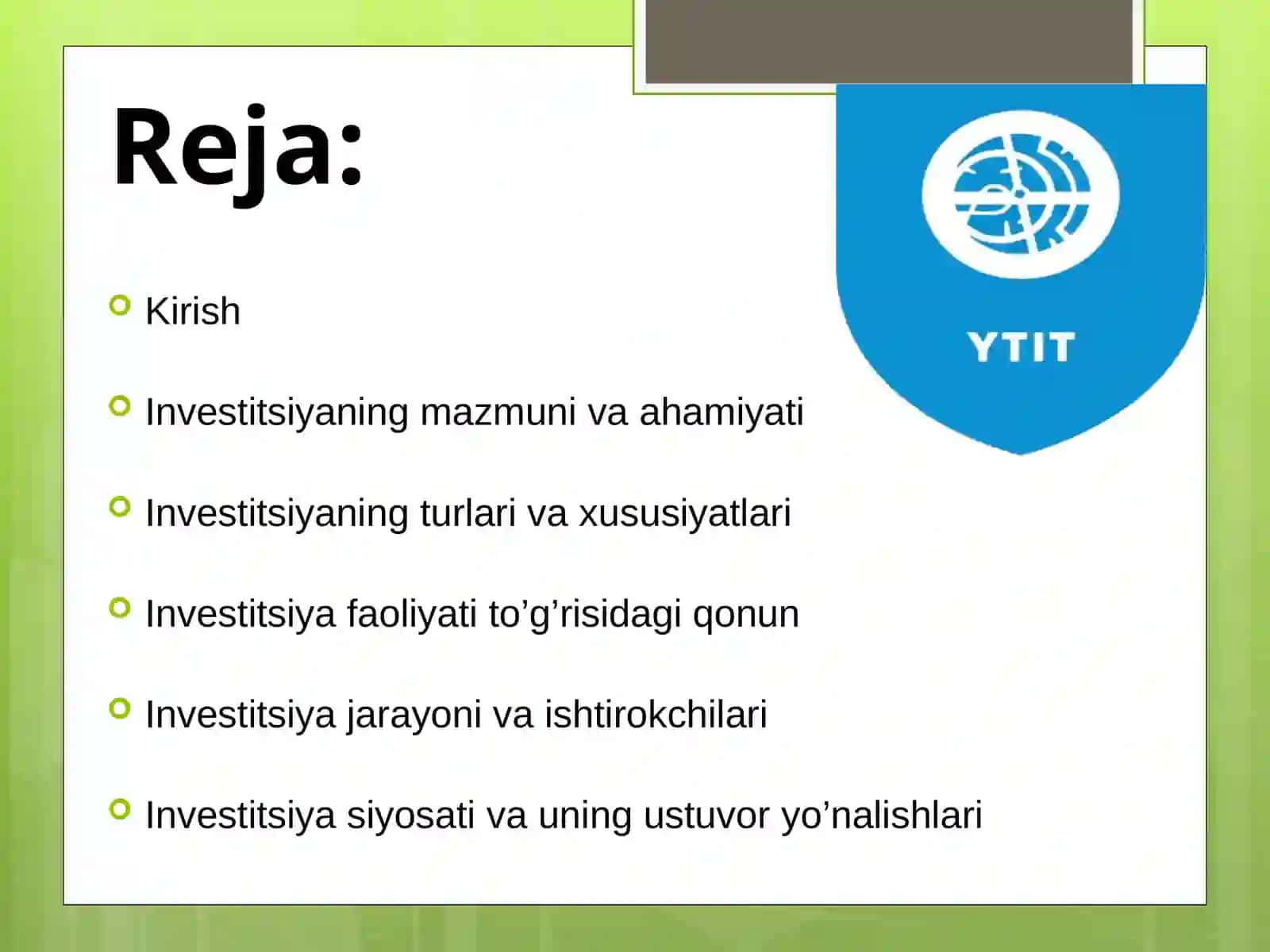 Investitsiya-mohiyati,iqtisodiymazmunivaturlari 2
