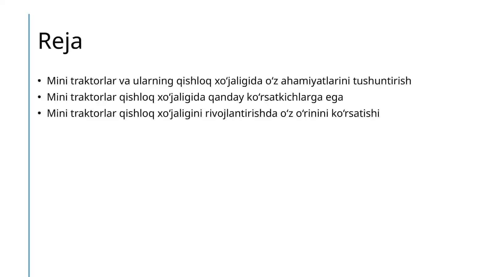 Mini traktorlarning xalq xo’jaligida tutgan o’rni 2