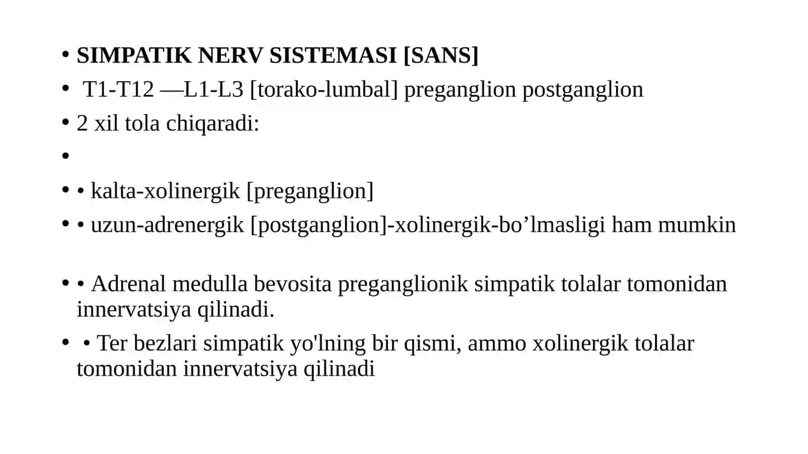 Adrenergik sinapslarni qoʻzgʻatuvchi dori vositalar.Adrenergiksinapslarnibloklovchidorivositalar 2