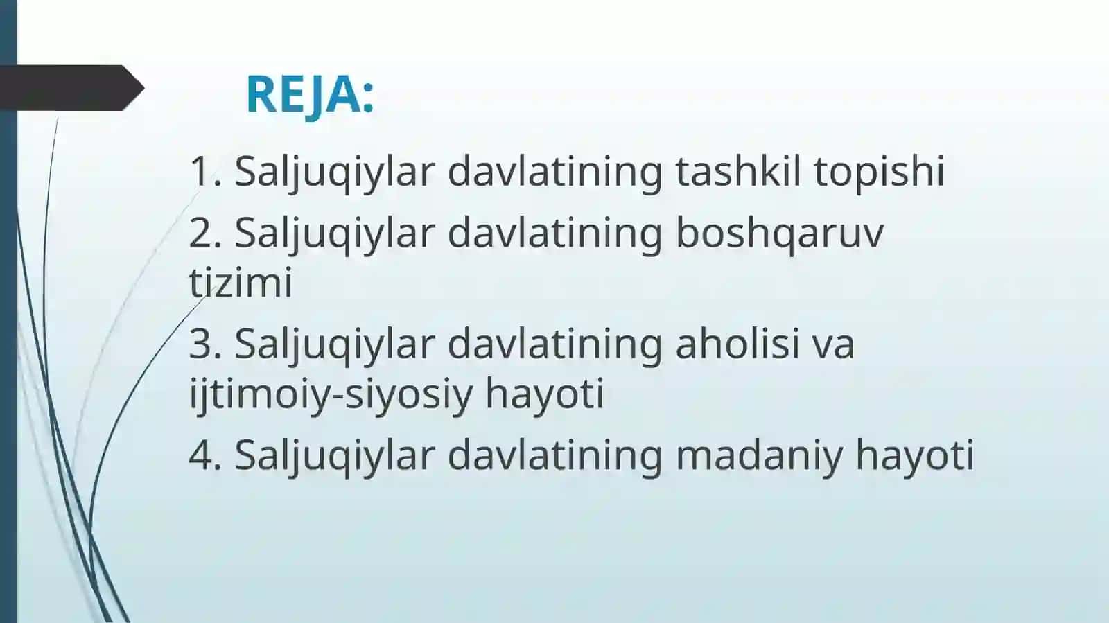 Saljuqiylar davlatining ijtimoiy-siyosiy va madaniy  hayoti 2
