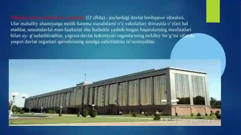 Mahalliy davlat hokimiyati organlarining tashkiliishi 2