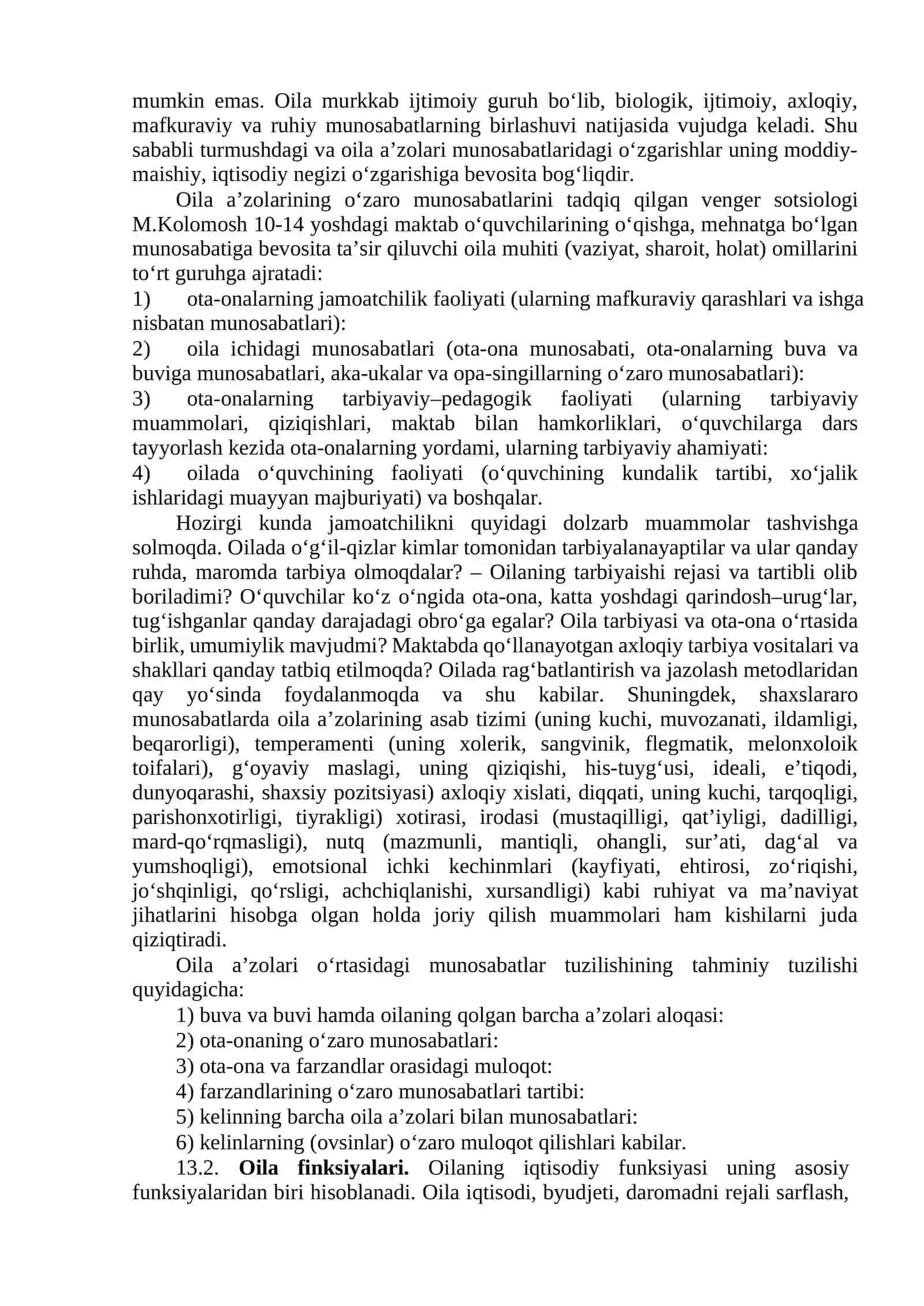 Oilaviy munosabatlar psixologiyasi 2