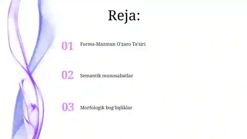 Morfologik tahlil 2